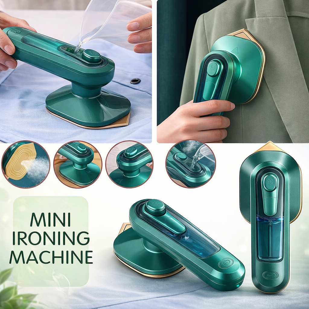 Portable Steam Iron for Clothes – Compact, Powerful & Travel-Ready