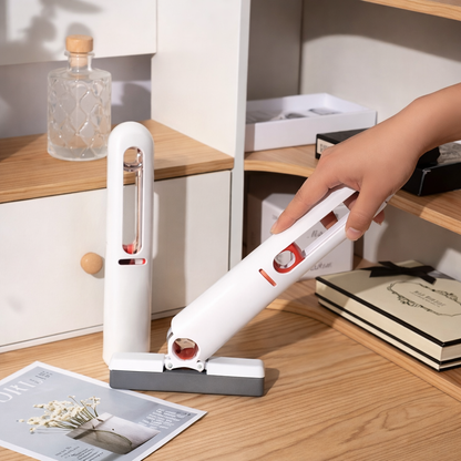 Portable Mini Mop with One-Press Water Squeeze